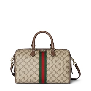 GUCCI-OPHIDIA LARGE BOSTON BAG 11.8"W x 7.9" x 6.3"
