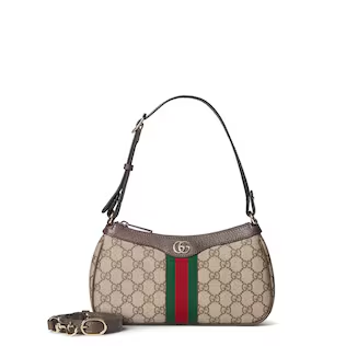 GUCCI-OPHIDIA SMALL SHOULDER BAG 10.2"W x 5.9"H x 2.6"D